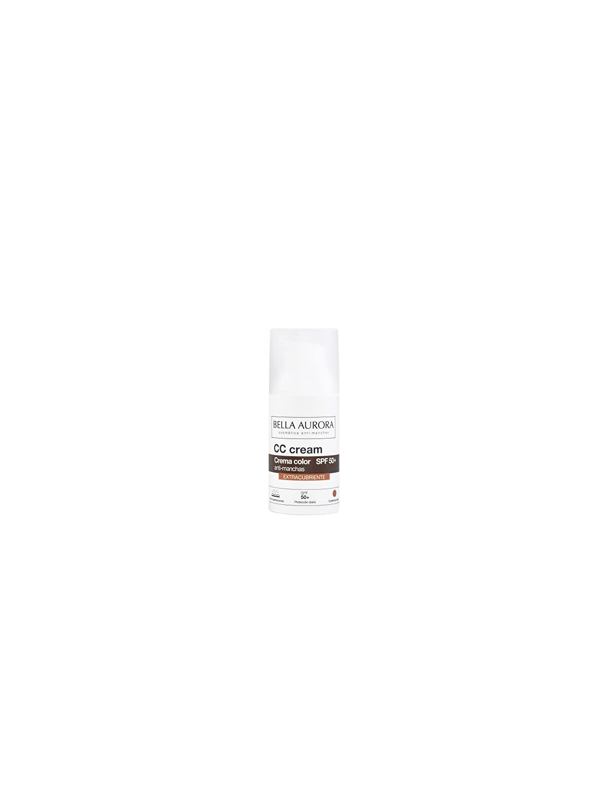 Bella Aurora CC CREAM antimacchie copertura extra SPF50 30ml donna