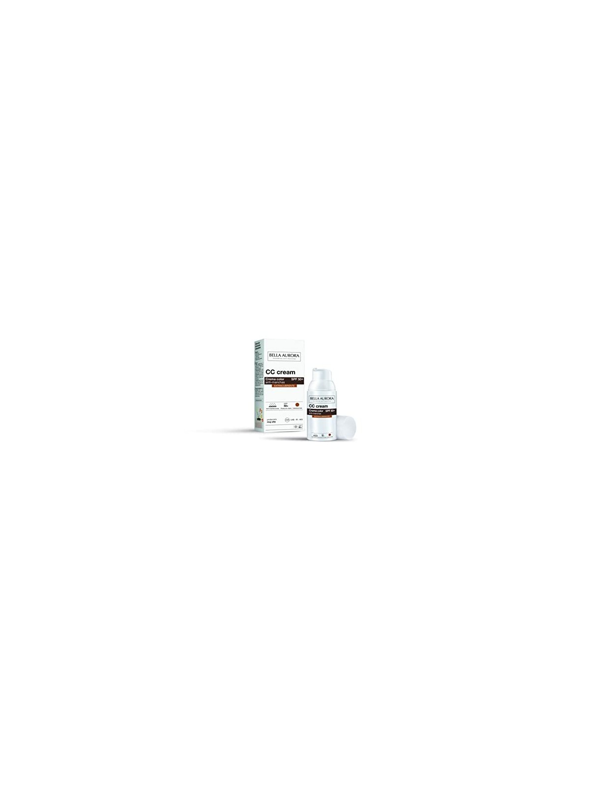 Bella Aurora CC CREAM antimacchie copertura extra SPF50 30ml donna