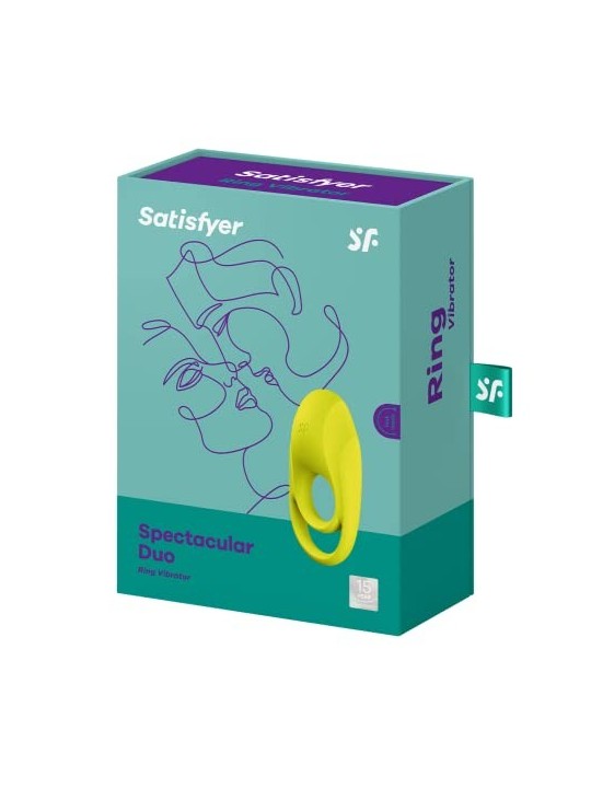 SATISFYER Spectacular Duo Anello Vibrante Giallo