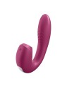 SATISFYER Sunray Stimolatore e Vibratore ad Aria di Lampone con App 1un Donna