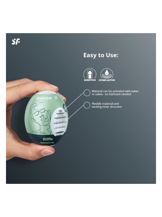 Satisfyer Assortimento di Uova Masturbatorie 3 in 1 - Unisex