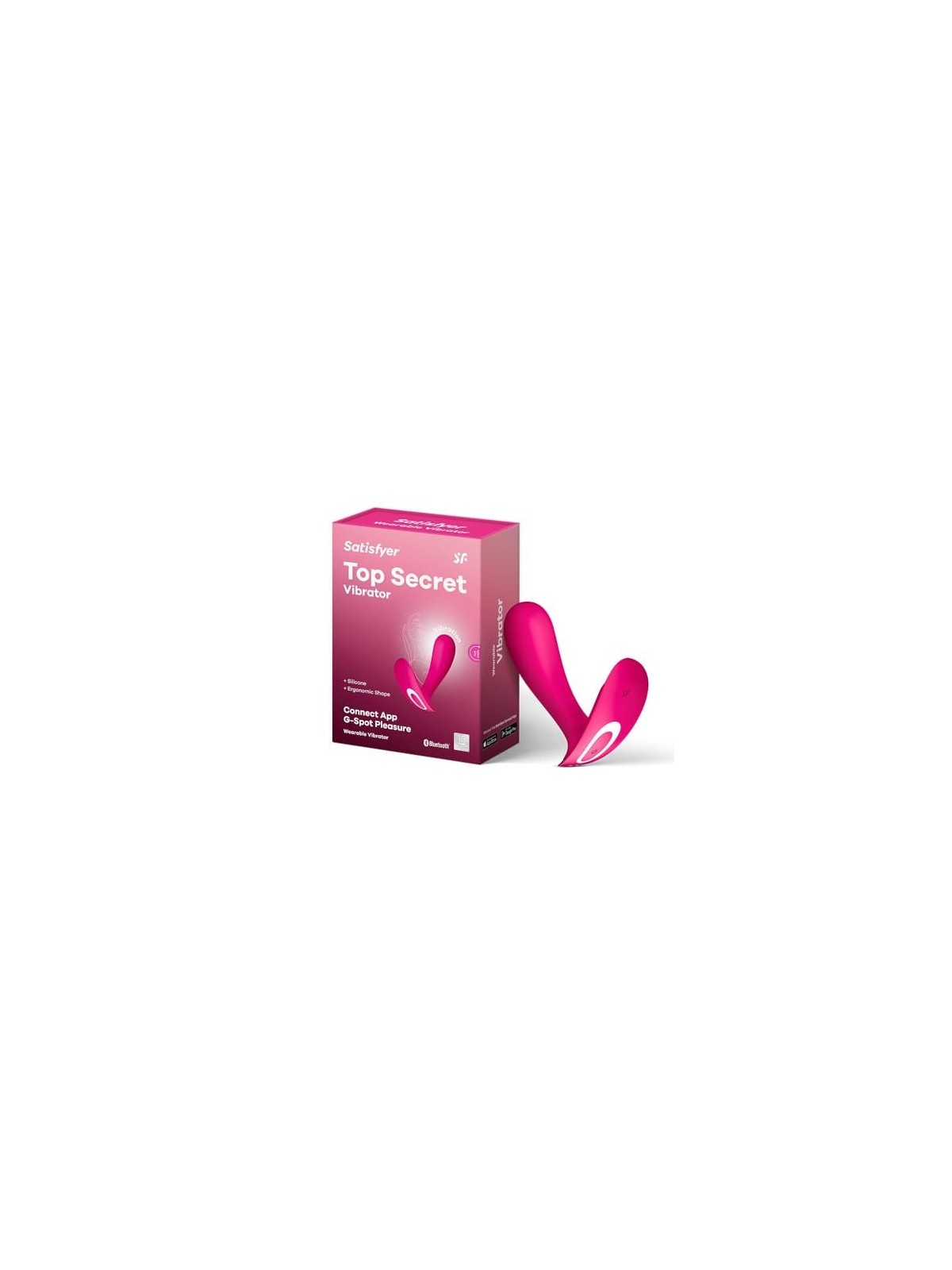 SATISFYER Top Secret Vibratore Rosa 1un Unisex