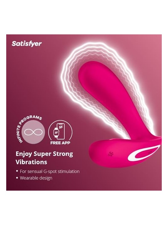 SATISFYER Top Secret Vibratore Rosa 1un Unisex