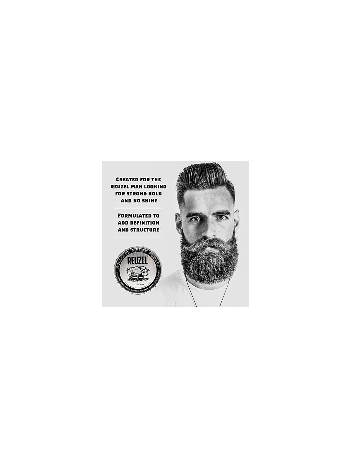 Reuzel Matte Pomade Strong Hold 340g