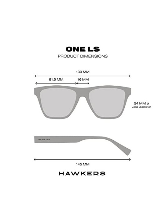 Hawkers ONE LS RAW nero cromo 1 unit unisex