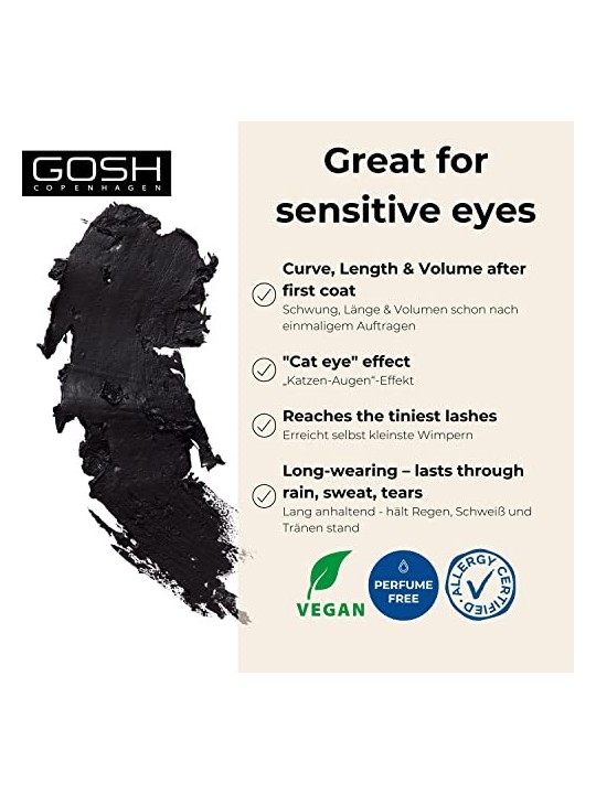 Gosh Catchy Eyes Mascara 8ml Numero 001 Extreme Black