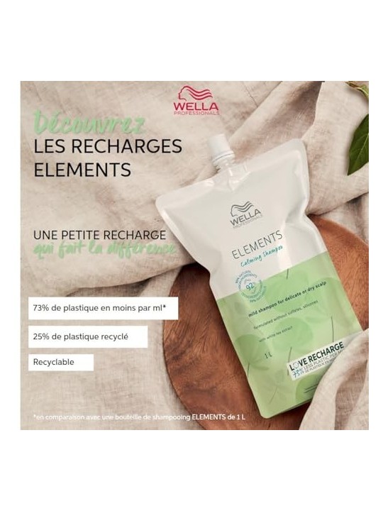 Wella Elements - Calming Shampoo Refill 1000ml