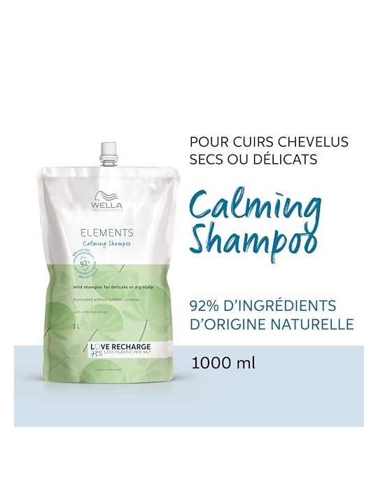 Wella Elements - Calming Shampoo Refill 1000ml