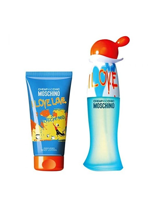 Moschino Cheap and Chic I Love Love Eau De Toilette Spray 30ml Set 2 Pezzi Unisex