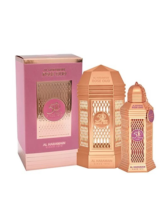 Al Haramain 50 Anni Rose Oud EDP Spray 100ml