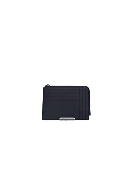 Portafoglio Piquadro in Pelle con Portamonete 42023100 Grigio Uomo