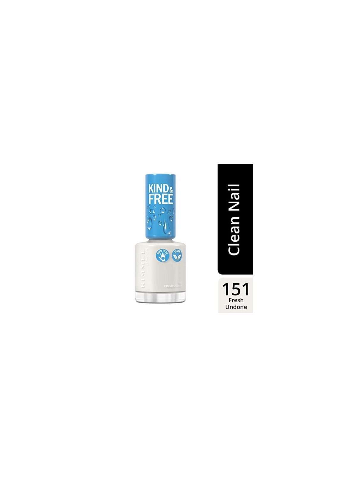 Rimmel Smalto gentile e gratuito 8 ml donna 151 Fresh Undone