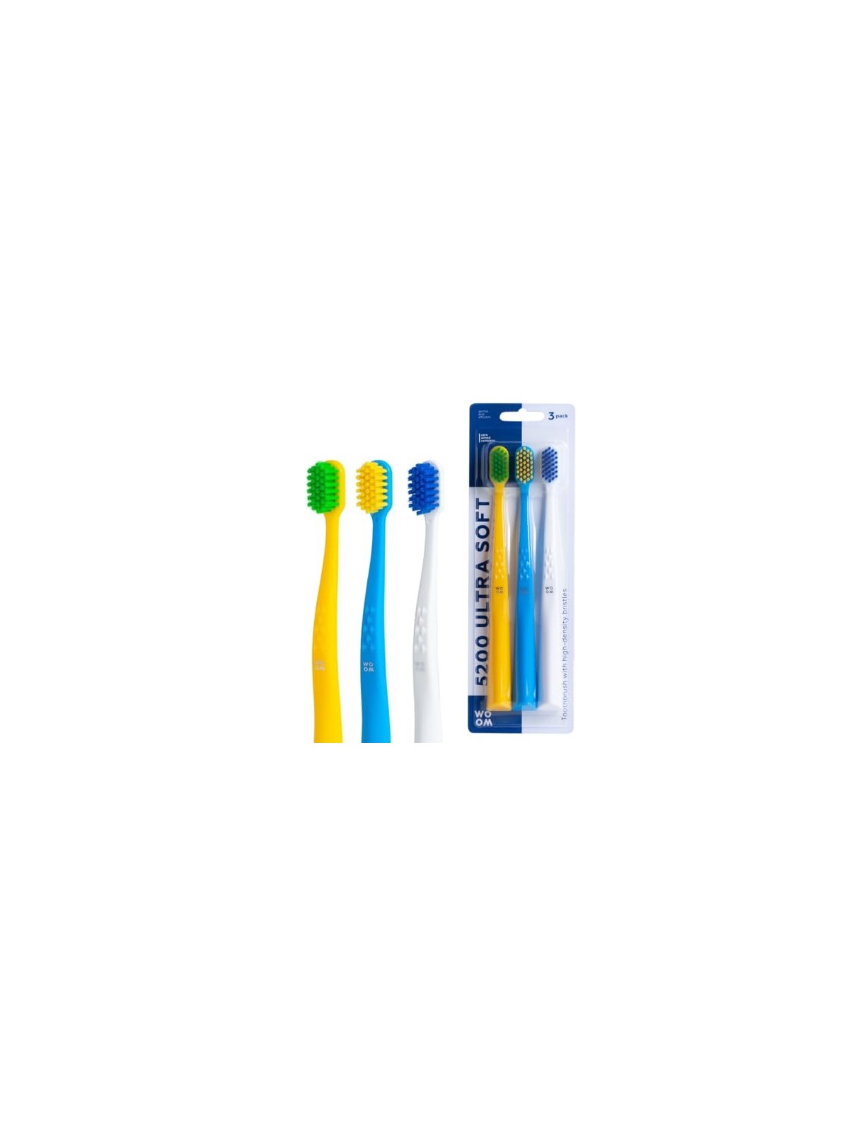 WOOM 5200 Spazzolino da denti ultra morbido 3 pz