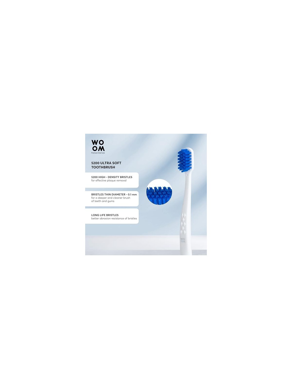 WOOM 5200 Spazzolino da denti ultra morbido 3 pz