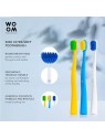 WOOM 5200 Spazzolino da denti ultra morbido 3 pz