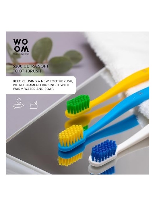 WOOM 5200 Spazzolino da denti ultra morbido 3 pz