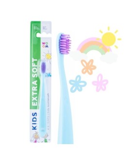 WOOM Toothbrush Kids Extra Soft 26 Anni Spazzolino molto delicato per bambini