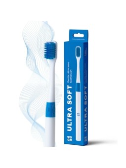 WOOM Ultra Soft Spazzolino per pulizia profonda Ultraclean Blu