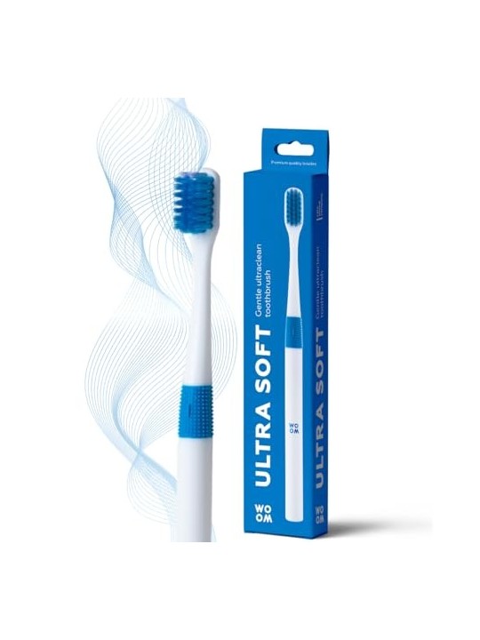 WOOM Ultra Soft Spazzolino per pulizia profonda Ultraclean Blu