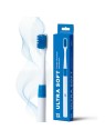 WOOM Ultra Soft Spazzolino per pulizia profonda Ultraclean Blu
