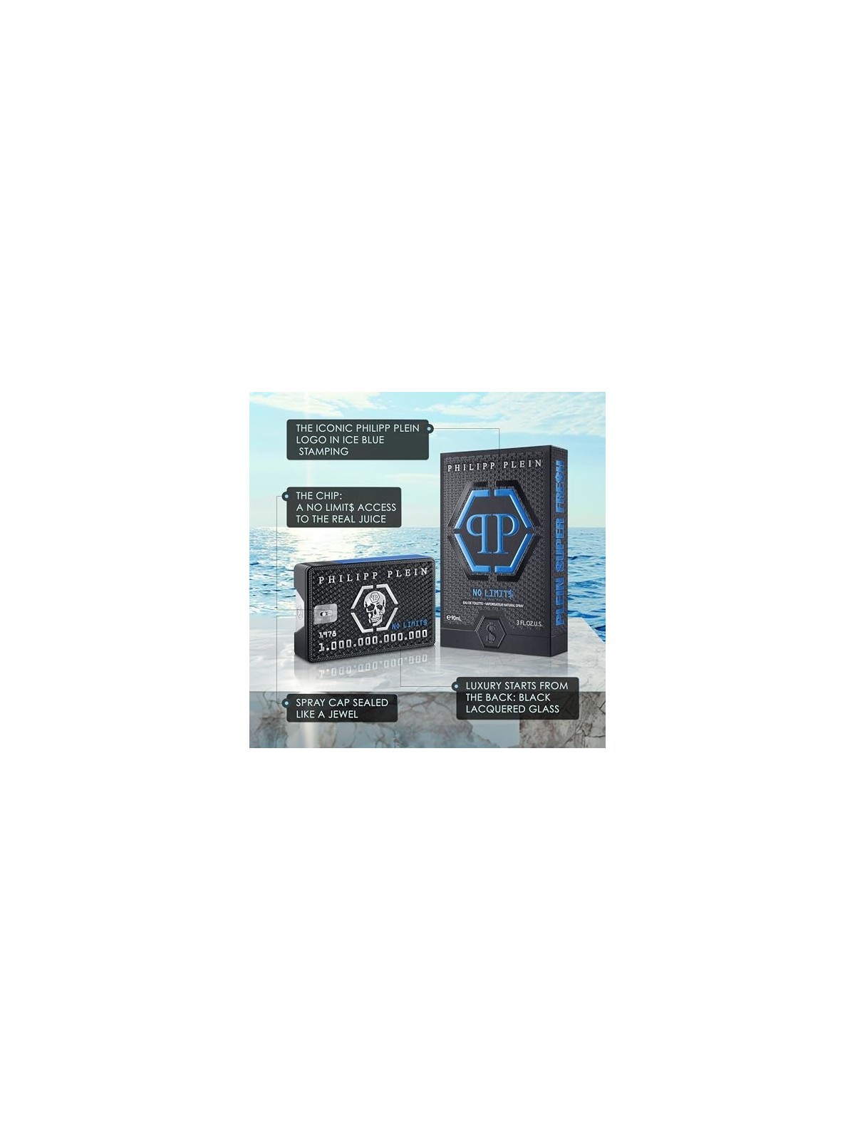 Philipp Plein No Limit$ Super Fre$h eau de toilette uomo 50ml