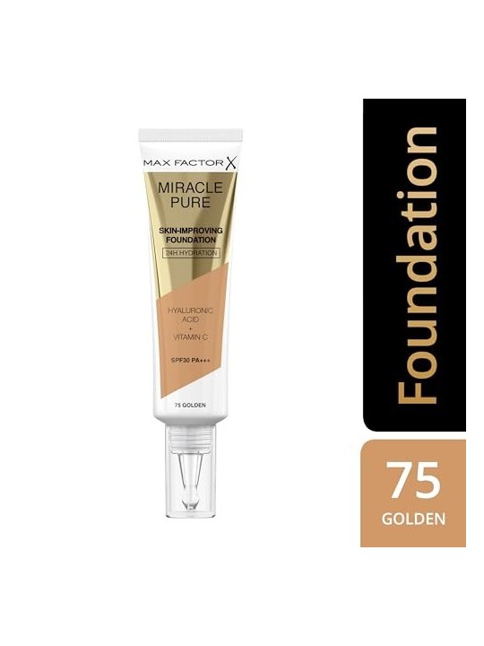 Max Factor Miracle Pure Fondotinta SPF30 75 Golden
