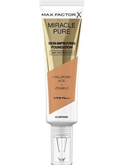 Max Factor Miracle Pure Fondotinta SPF30 30 ml donna 80 Bronze