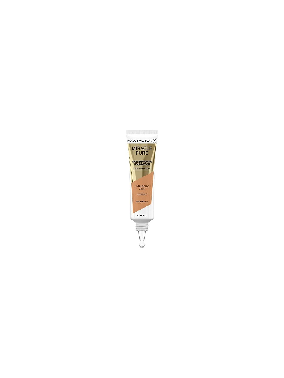 Max Factor Miracle Pure Fondotinta SPF30 30 ml donna 80 Bronze