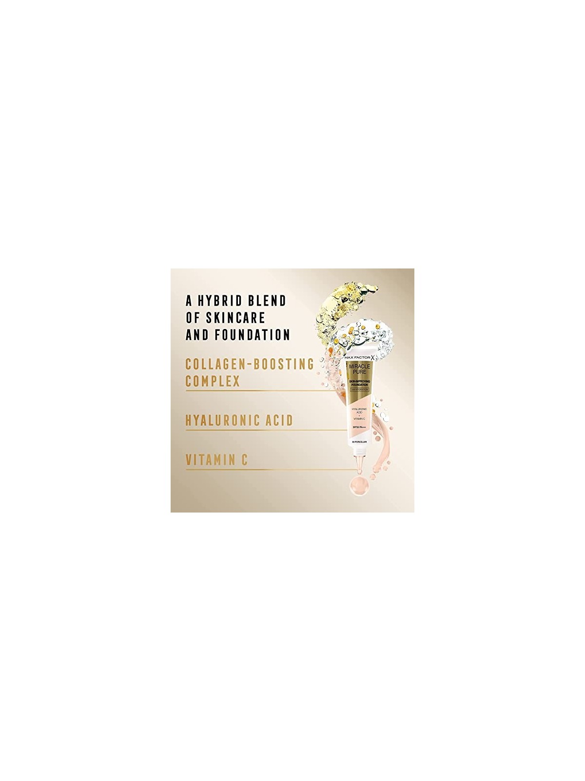 Max Factor Miracle Pure Fondotinta SPF30 30 ml donna 80 Bronze