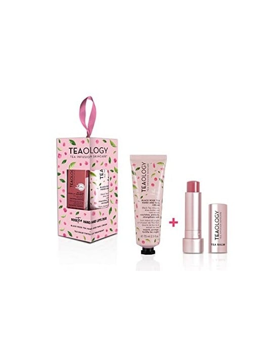 Combo perfetto per una pelle morbida e labbra idratate Teaology BLACK ROSE TE