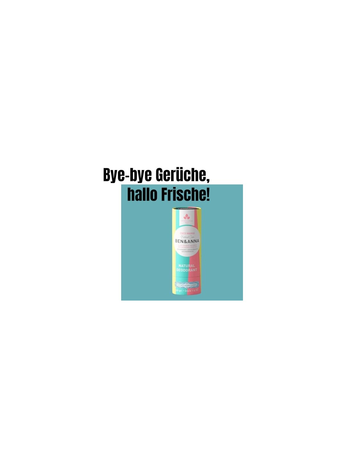 Deodorante stick naturale BEN & ANNA Lime Persiano 40g