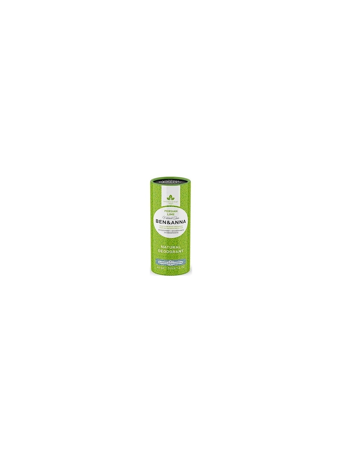 Deodorante stick naturale BEN & ANNA Urban Black 40g