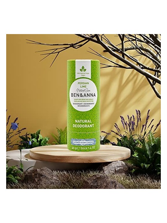Deodorante stick naturale BEN & ANNA Urban Black 40g