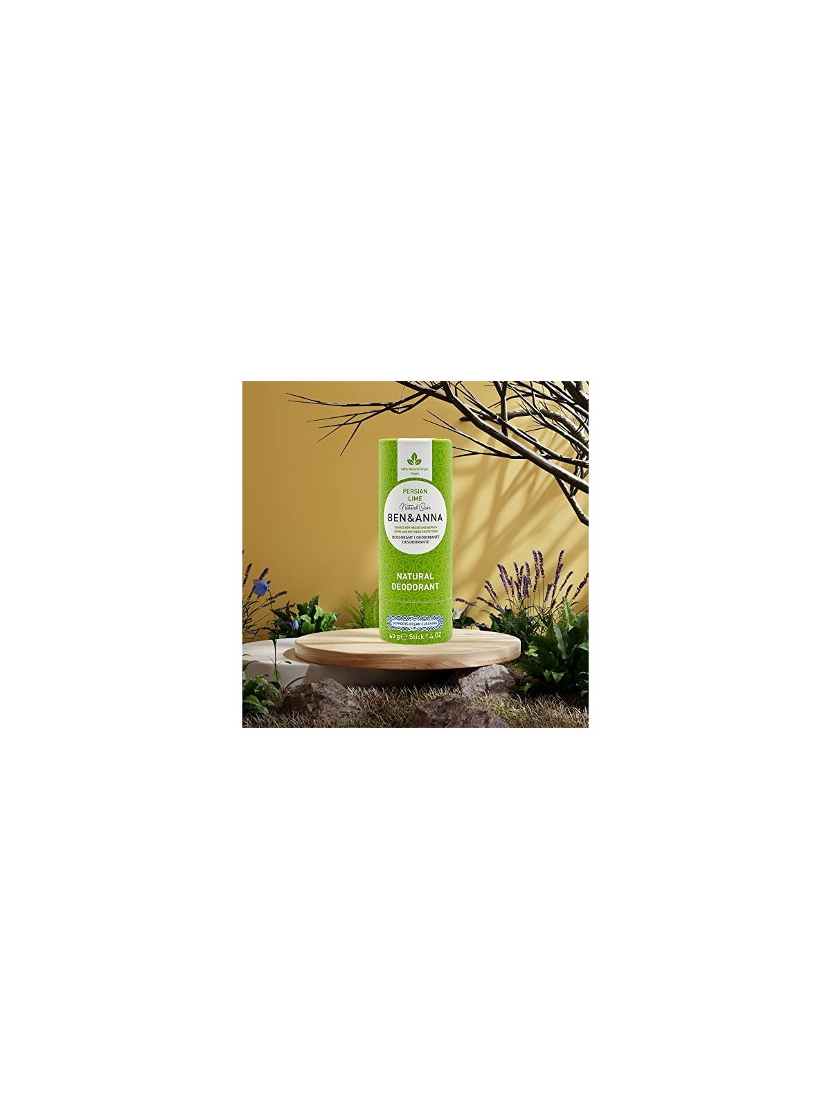 Deodorante stick naturale BEN & ANNA Urban Black 40g
