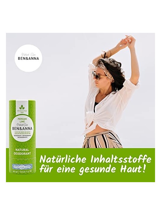 Deodorante stick naturale BEN & ANNA Urban Black 40g
