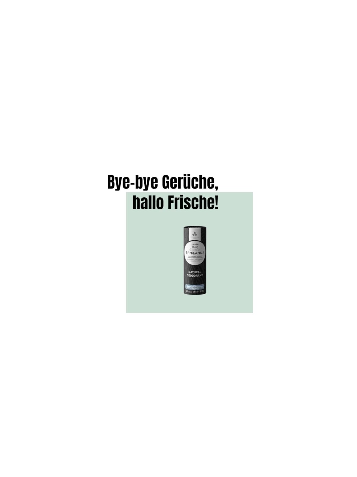 Deodorante stick naturale BEN & ANNA Coco Mania 40g
