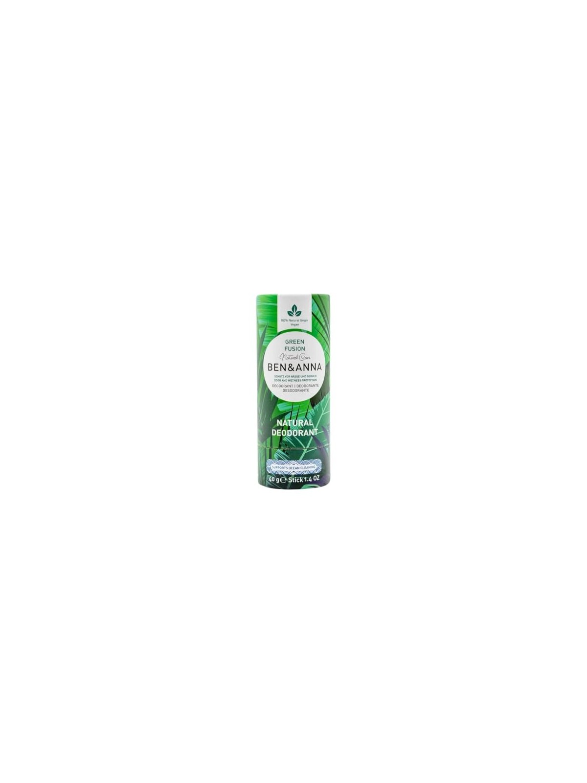 Deodorante stick naturale BEN & ANNA Pompelmo Rosa 40g
