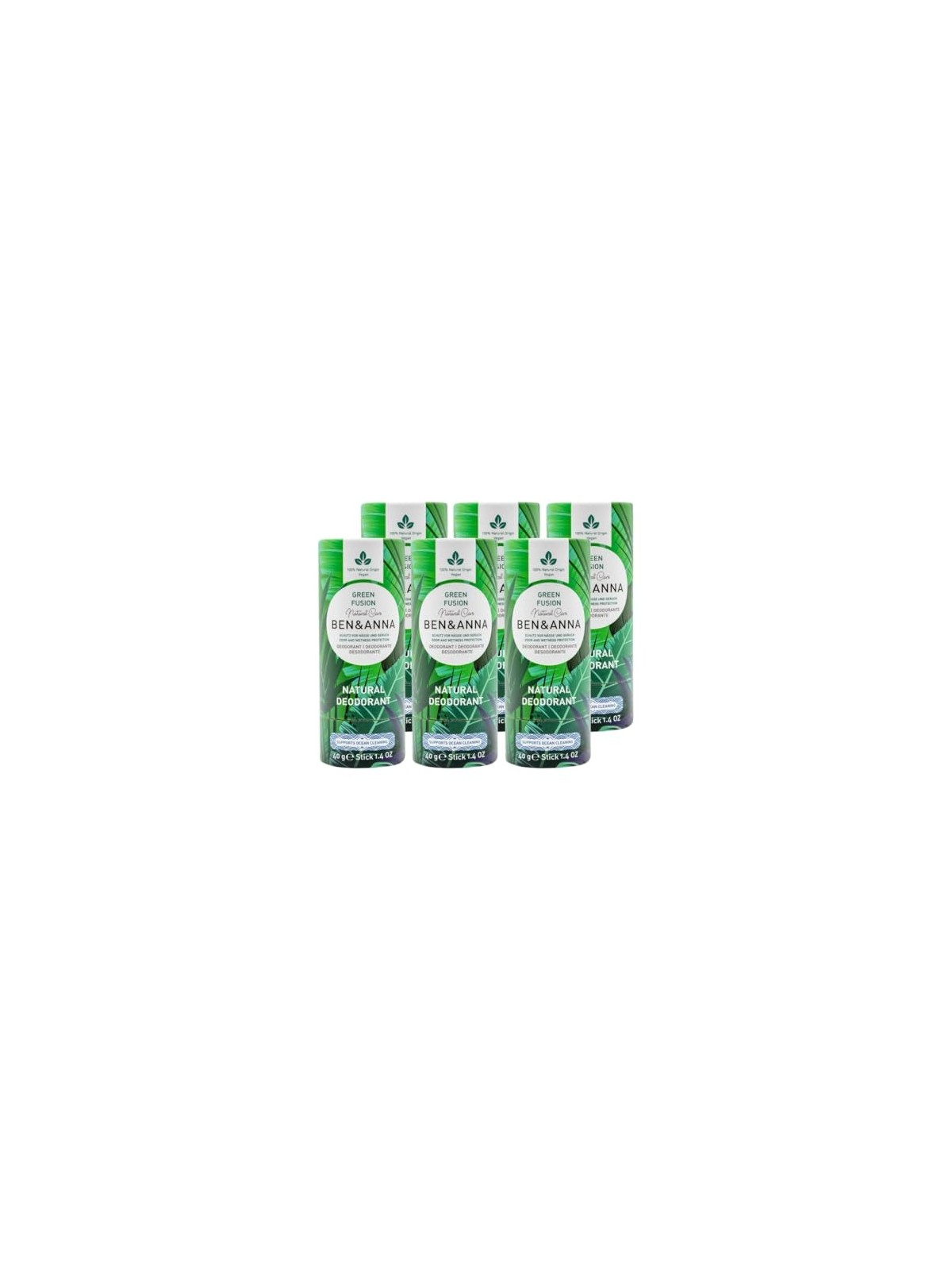 Deodorante stick naturale BEN & ANNA Pompelmo Rosa 40g
