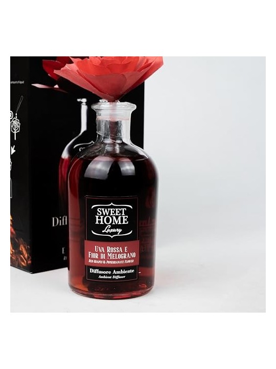 Diffusore di Aroma di Uva Rossa e Fiore di Melograno Donna 250ml
