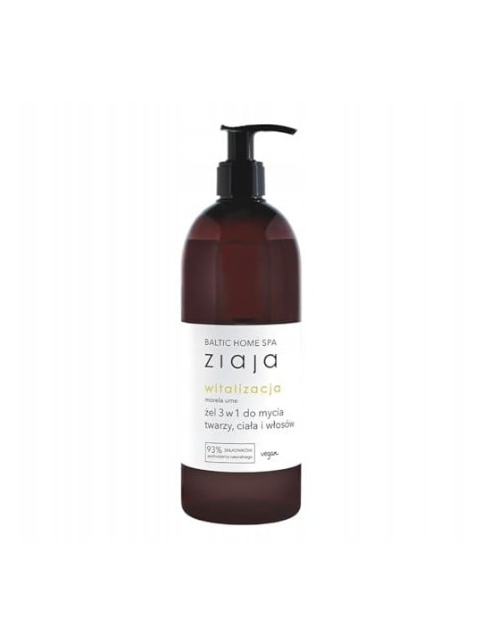Gel doccia e shampoo 3in1 per viso corpo e capelli 500ml