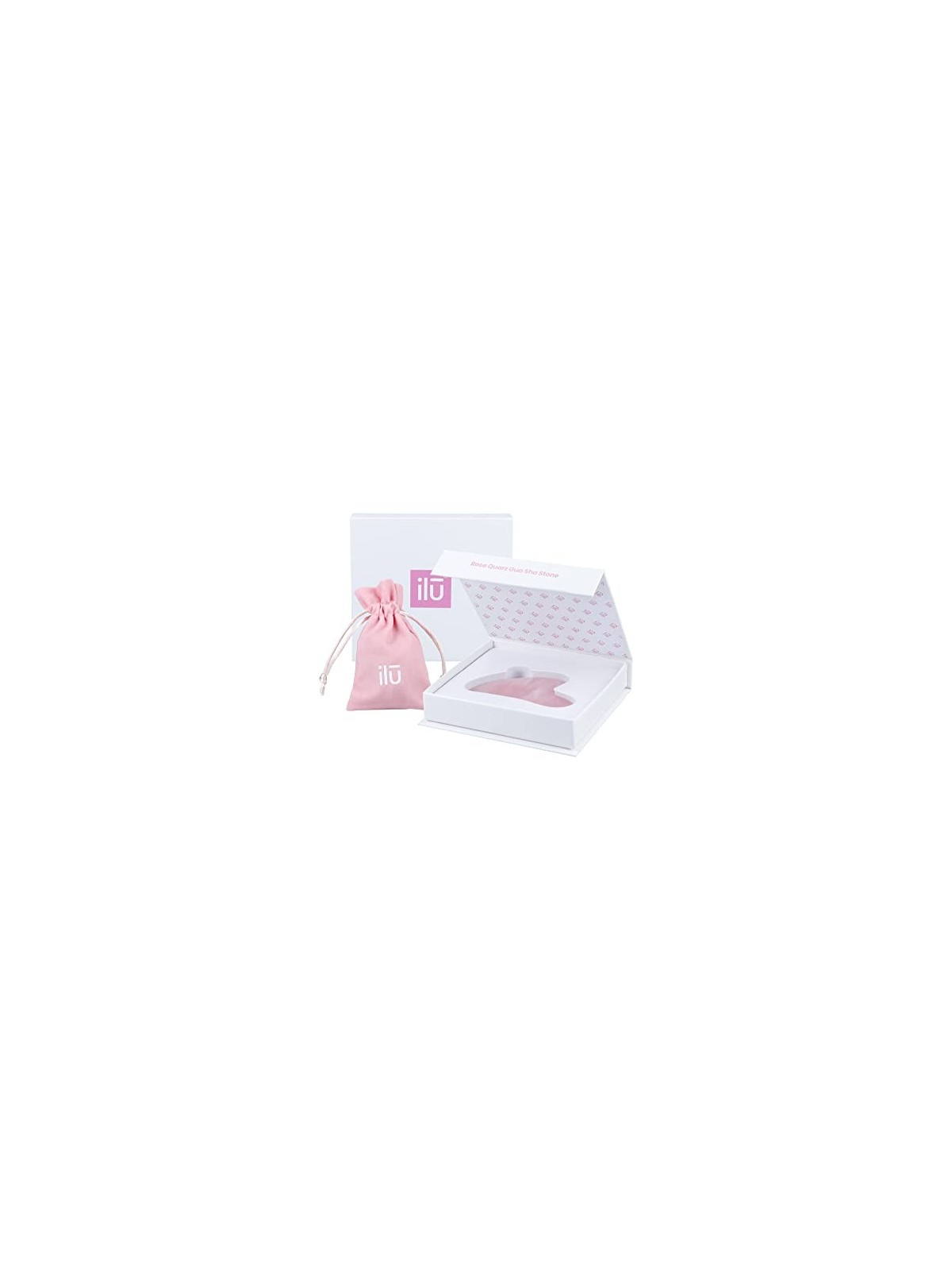 Pietra Gua Sha in Quarzo Rosa 1 unitï¿½ï¿½ unisex