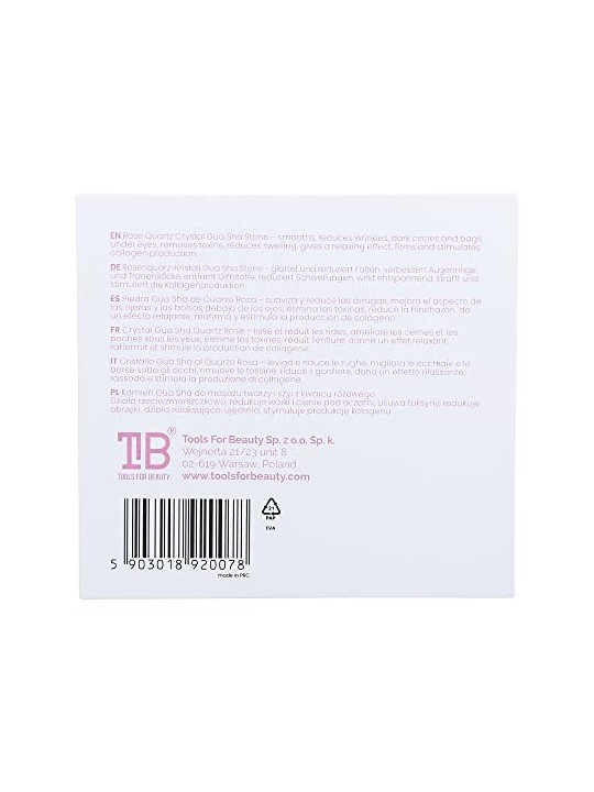 Pietra Gua Sha in Quarzo Rosa 1 unitï¿½ï¿½ unisex