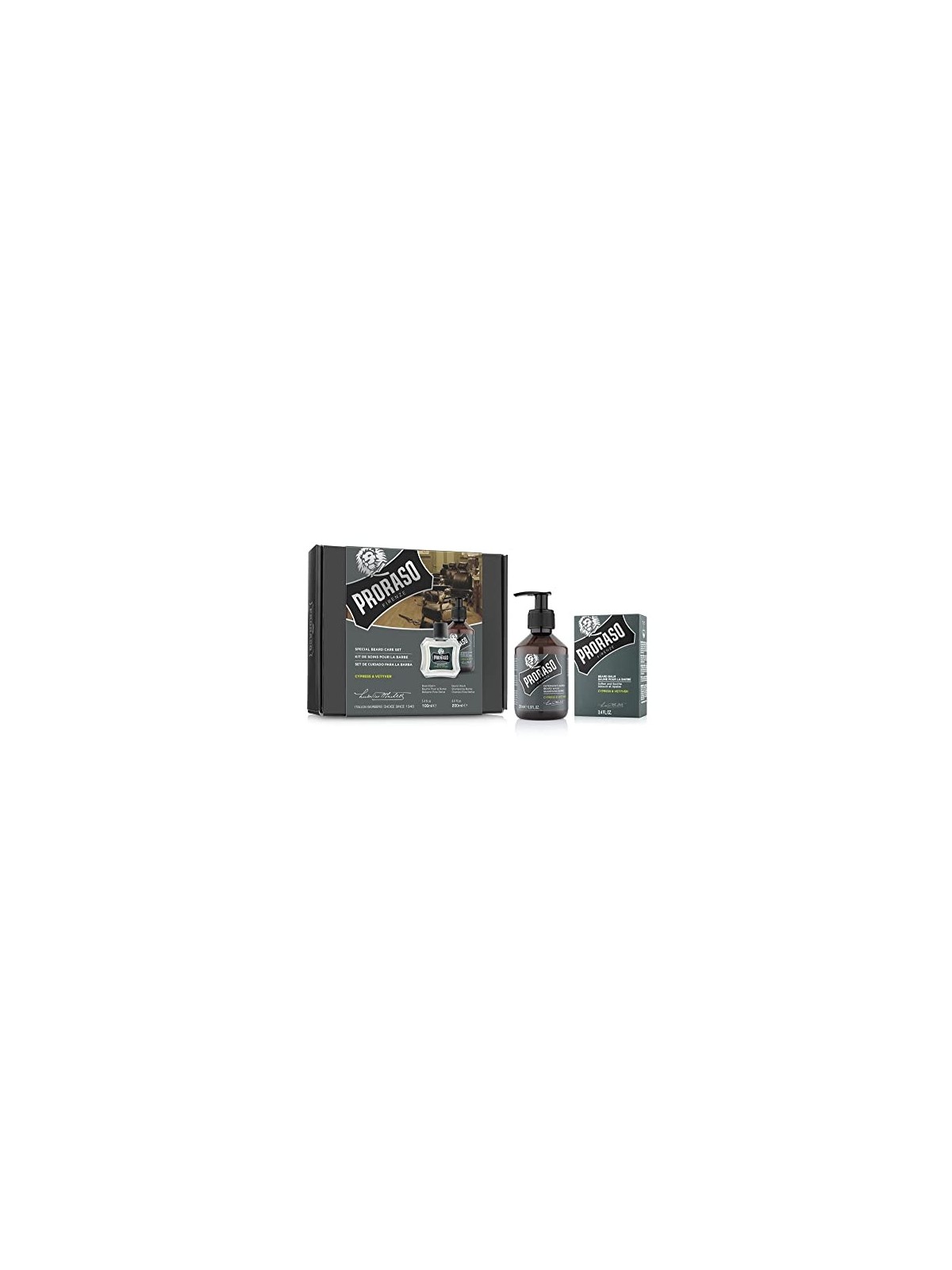 Set Proraso cipresso e vetiver uomo