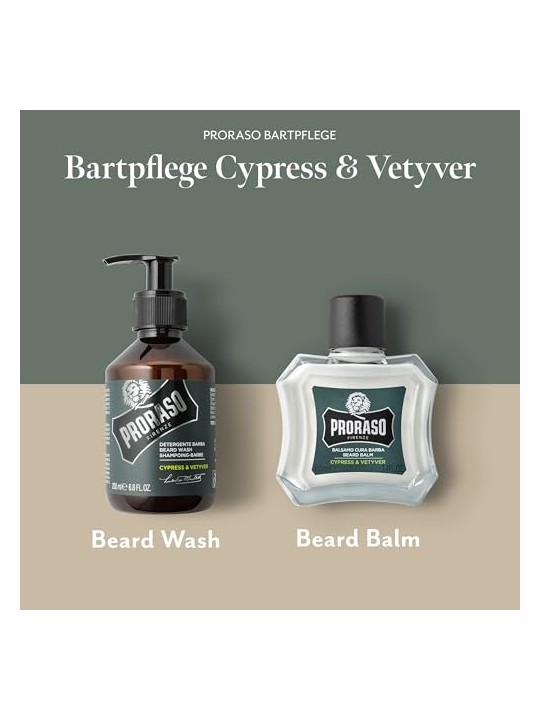 Set Proraso cipresso e vetiver uomo