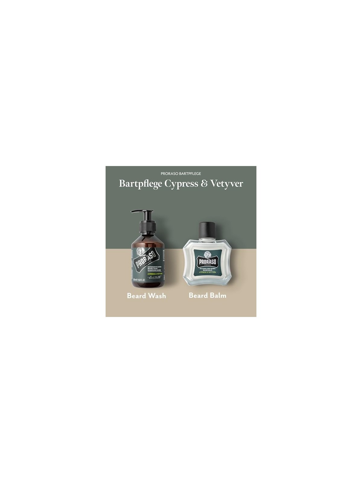 Set Proraso cipresso e vetiver uomo