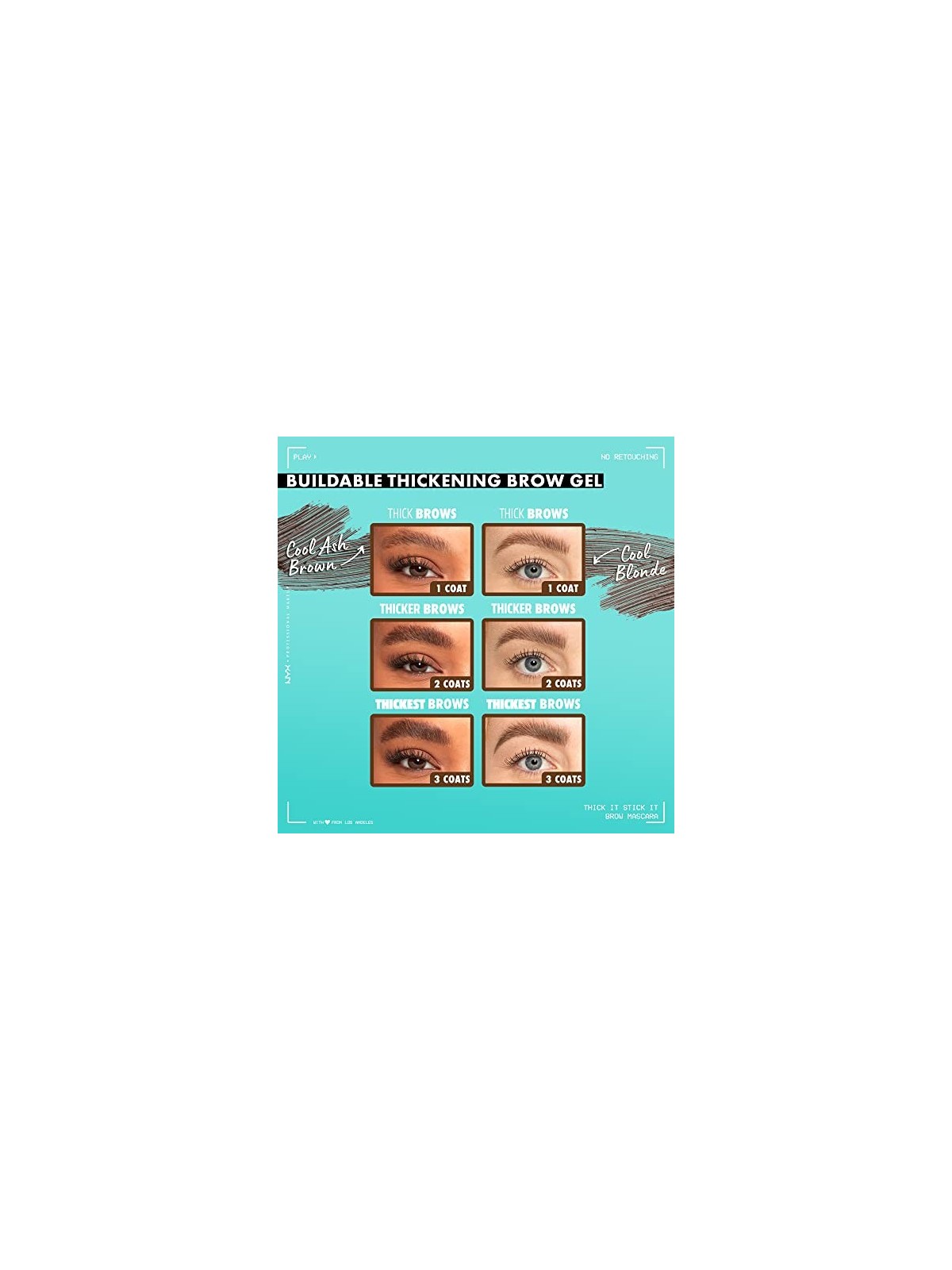 Mascara sopracciglia Nyx Professional Make Up 07 espresso