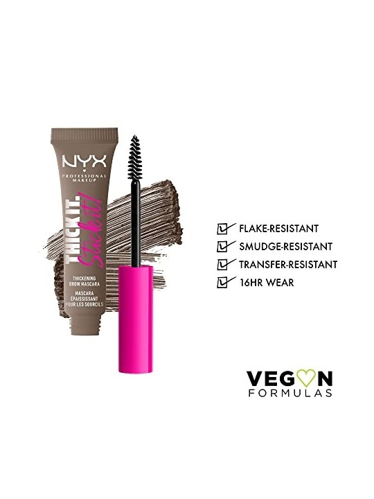 Nyx Professional Make Up TICK IT STICK IT mascara per sopracciglia 01taupe unisex