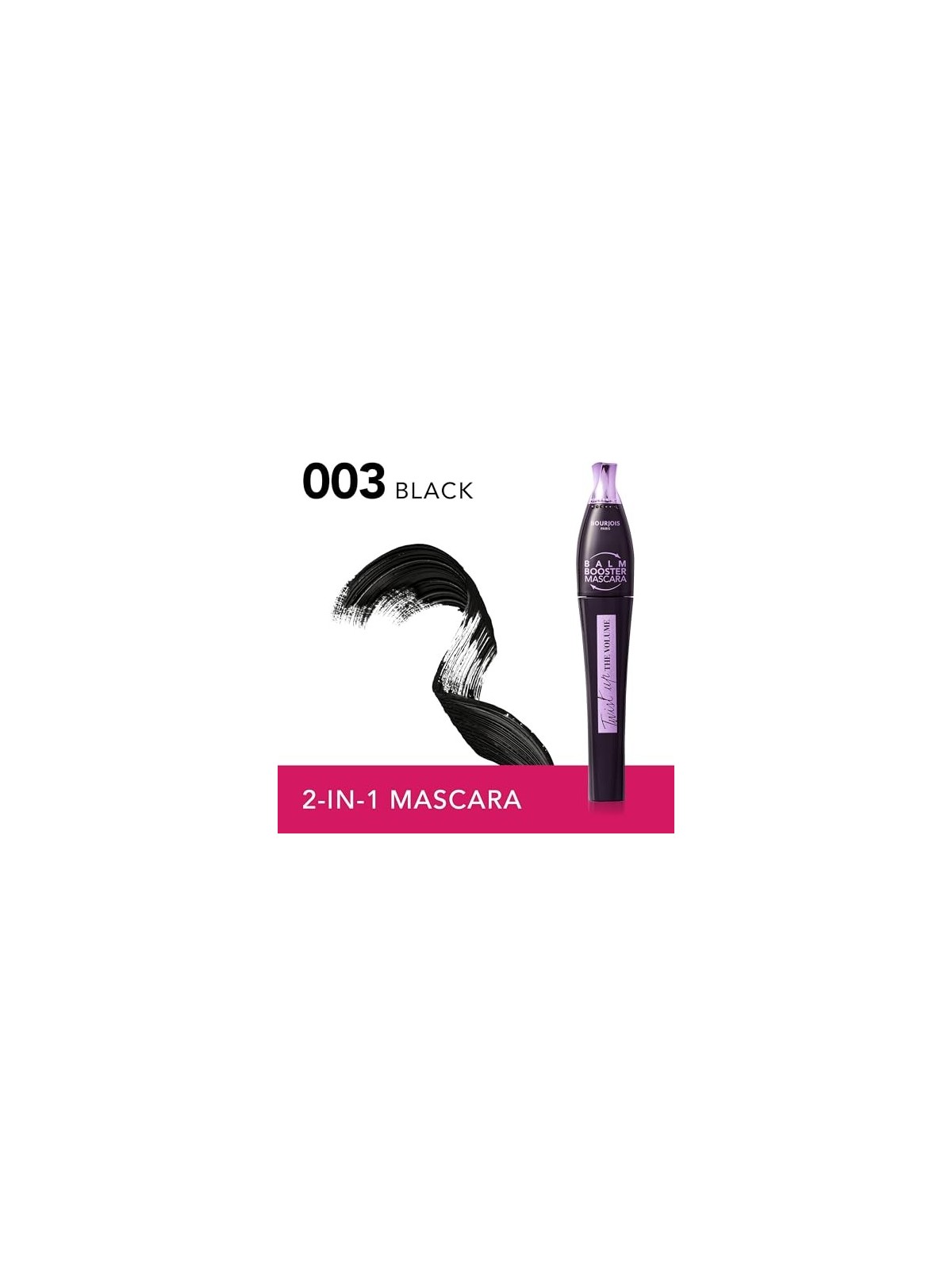 Mascara Twist Up The Volume Balm Booster Bourjois Nero