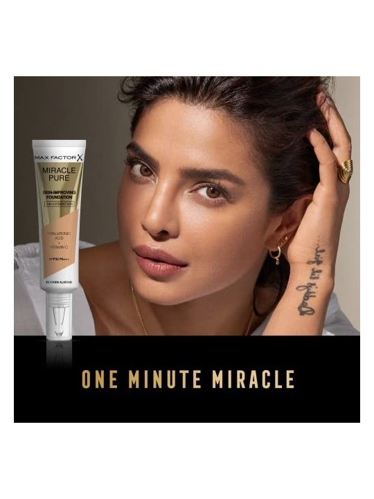 Max Factor Miracle Pure Fondotinta SPF30 30 ml 45 Warm Almond
