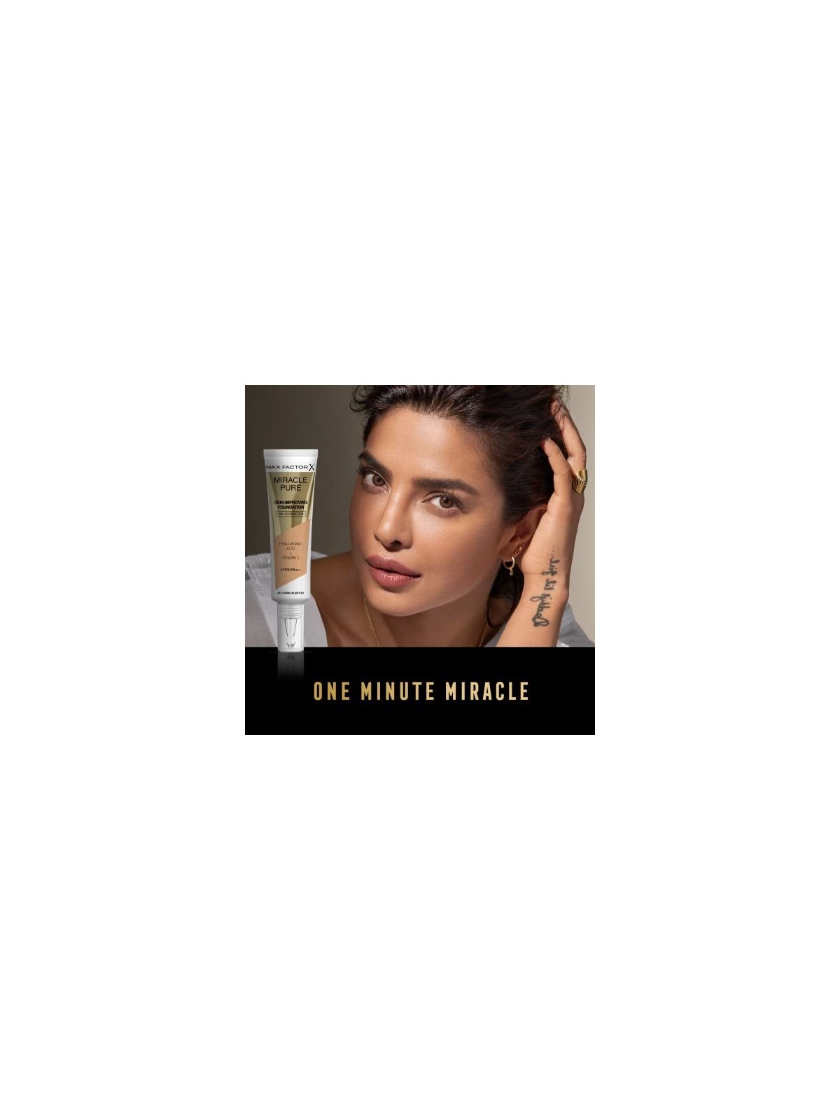 Max Factor Miracle Pure Fondotinta SPF30 30 ml 45 Warm Almond